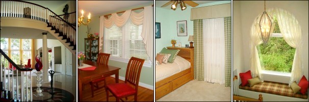 JEM Personalized Interiors offers more than one hundred photos of our customized professional window treatments and interiors. Click here to view our interactive photo gallery.